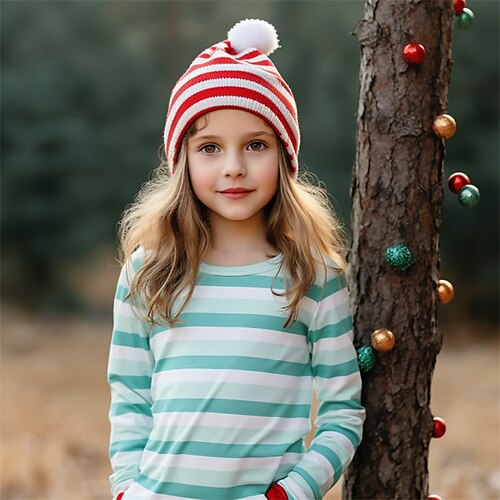 Christmas Girls' 3D Stripe Tee Shirt Long Sleeve 3D Print Fall Winter Active Fashion Cute Polyester Kids 3-12 Years Crew Neck Outdoor Casual Daily Regular Fit
Christmas Girls' 3D Stripe Tee Shirt Long Sleeve 3D Print Fall Winter Active Fashion Cute Polyester Kids 3-12 Years Crew Neck Outdoor Casual Daily Regular Fit