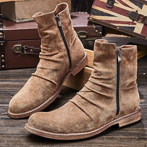 Herren Stiefel Bikerstiefel Motorradstiefel Retro Wanderschuhe Vintage Klassisch Täglich PU Wasserdicht Stiefeletten / Stiefeletten Schnürsenkel Schwarz Bronze Aprikose Herbst Winter
Herren Stiefel Bikerstiefel Motorradstiefel Retro Wanderschuhe Vintage Klassisch Täglich PU Wasserdicht Stiefeletten / Stiefeletten Schnürsenkel Schwarz Bronze Aprikose Herbst Winter