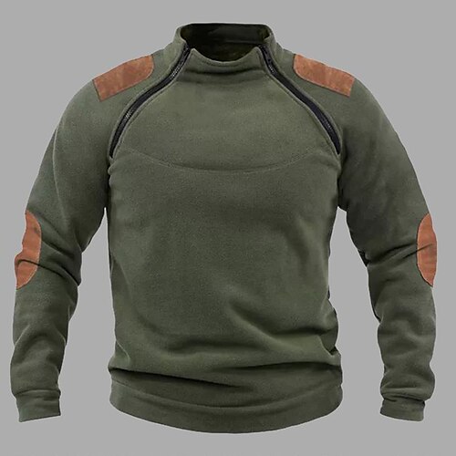 Herren Sweatshirt Pullover Reißverschluss-Sweatshirt Armeegrün Stehkragen Farbblock Patchwork Sport Natur Täglich Festtage Strassenmode Basic Brautkleider schlicht Herbst Winter Bekleidung
Herren Sweatshirt Pullover Reißverschluss-Sweatshirt Armeegrün Stehkragen Farbblock Patchwork Sport Natur Täglich Festtage Strassenmode Basic Brautkleider schlicht Herbst Winter Bekleidung