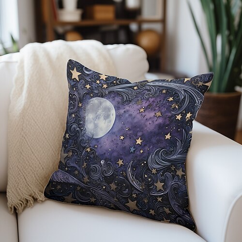 Funda de almohada de doble cara con forma de estrella y Luna, funda de cojín cuadrada decorativa suave, funda de almohada para dormitorio, sala de estar, sofá y silla, 1 ud.
Funda de almohada de doble cara con forma de estrella y Luna, funda de cojín cuadrada decorativa suave, funda de almohada para dormitorio, sala de estar, sofá y silla, 1 ud.