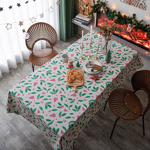 Cotton Linen Tablecloth Vintage Rectangle Floral Pastoral Table Cloth Washable Table Cover for Indoor Outdoor, Farmhouse Decor, Picnic
Cotton Linen Tablecloth Vintage Rectangle Floral Pastoral Table Cloth Washable Table Cover for Indoor Outdoor, Farmhouse Decor, Picnic