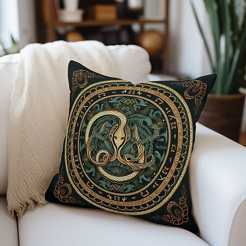 Mandala cobras dupla face fronha 1pc macio decorativo quadrado almofada fronha para quarto sala de estar sofá cadeira
Mandala cobras dupla face fronha 1pc macio decorativo quadrado almofada fronha para quarto sala de estar sofá cadeira