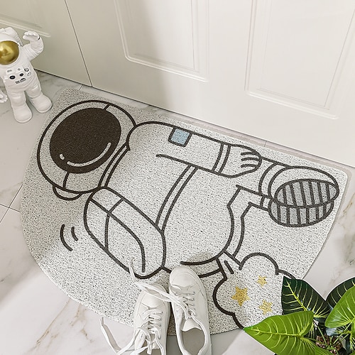 Moderne minimalistische Astronauten-Haushalts-Fußmatte, Außen-Fußmatte, Seidenring-Bodenmatte, rutschfest, schmutzabweisend, halbrunde Bodenmatte
Moderne minimalistische Astronauten-Haushalts-Fußmatte, Außen-Fußmatte, Seidenring-Bodenmatte, rutschfest, schmutzabweisend, halbrunde Bodenmatte