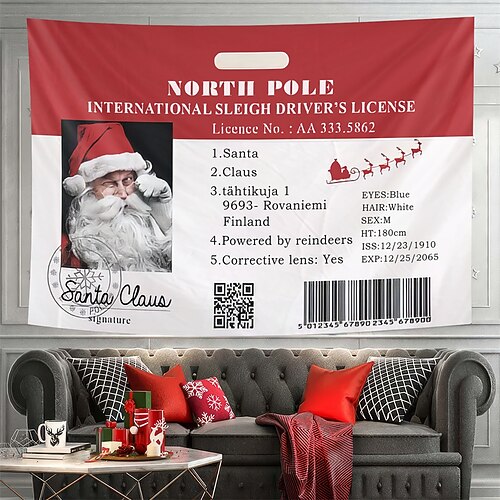 Noël Père Noël Pôle Nord Licence Tapisserie Suspendue Art Mural Noël Grande Tapisserie Murale Décor Photographie Toile de Fond Couverture Rideau Maison Chambre Salon décoration
Noël Père Noël Pôle Nord Licence Tapisserie Suspendue Art Mural Noël Grande Tapisserie Murale Décor Photographie Toile de Fond Couverture Rideau Maison Chambre Salon décoration