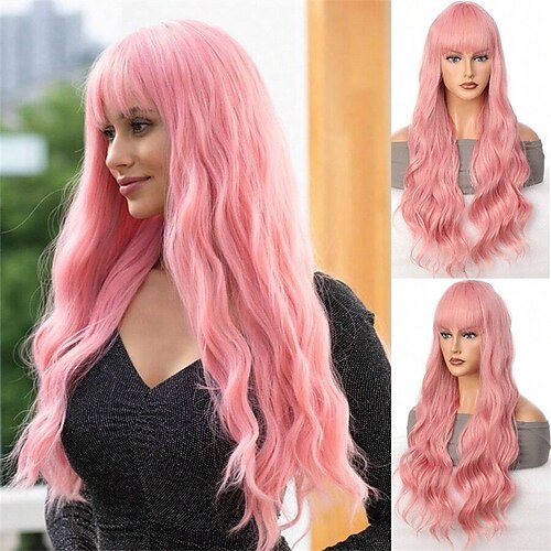 Cabello de fibra química, cabello largo, ondas falsas, cabello rizado con flequillo de 21 pulgadas resistente a altas temperaturas y adecuado para todas las mujeres.
Cabello de fibra química, cabello largo, ondas falsas, cabello rizado con flequillo de 21 pulgadas resistente a altas temperaturas y adecuado para todas las mujeres.