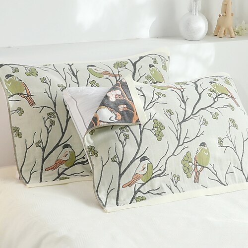 Funda de almohada de gasa y algodón de cinco capas con flor europea, funda de almohada de 50x75cm, toalla jacquard para adultos, funda de almohada de algodón
Funda de almohada de gasa y algodón de cinco capas con flor europea, funda de almohada de 50x75cm, toalla jacquard para adultos, funda de almohada de algodón