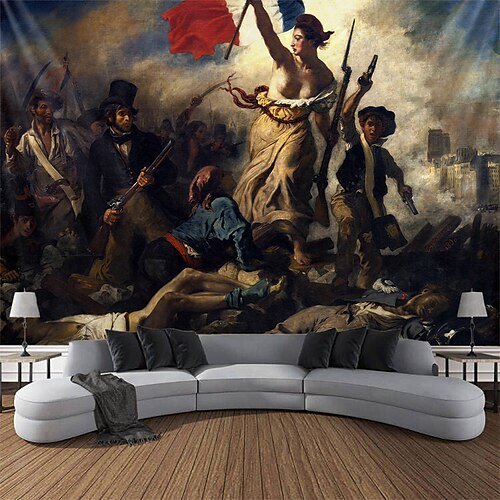 Delacoix Painting Hanging Tapestry Wall Art Large Tapestry Mural Decor Photograph Backdrop Blanket Curtain Home Bedroom Living Room Decoration
Delacoix Painting Hanging Tapestry Wall Art Large Tapestry Mural Decor Photograph Backdrop Blanket Curtain Home Bedroom Living Room Decoration