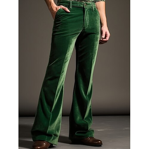 Men's Dress Pants Flared Pants Trousers Suit Pants Velvet Pants Pocket Plain Comfort Breathable Outdoor Daily Going out Cotton Blend Fashion Casual Blue Green
Men's Dress Pants Flared Pants Trousers Suit Pants Velvet Pants Pocket Plain Comfort Breathable Outdoor Daily Going out Cotton Blend Fashion Casual Blue Green
