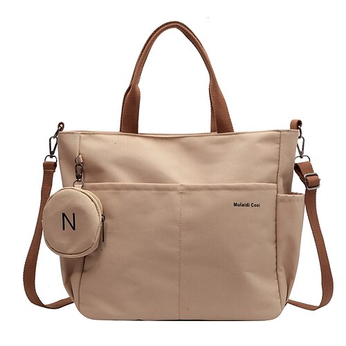 Femme Sac bandoulière Sac fourre-tout en toile Toile du quotidien Fermeture Grande Capacité Pliable Poids Léger Lettre Noir Blanche Kaki
Femme Sac bandoulière Sac fourre-tout en toile Toile du quotidien Fermeture Grande Capacité Pliable Poids Léger Lettre Noir Blanche Kaki