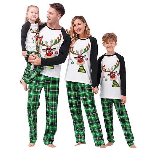 Famille Noël Pyjamas Graphic Bande dessinée Intérieur Imprimer Vert manche longue Tenues maman et moi Actif Tenues assorties
Famille Noël Pyjamas Graphic Bande dessinée Intérieur Imprimer Vert manche longue Tenues maman et moi Actif Tenues assorties