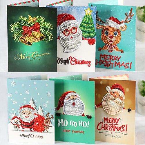 Diamant peinture cartes de voeux joyeux noël cartes 5d bricolage diamant peinture kit de broderie cartes postales cadeau de noël pour les amis
Diamant peinture cartes de voeux joyeux noël cartes 5d bricolage diamant peinture kit de broderie cartes postales cadeau de noël pour les amis