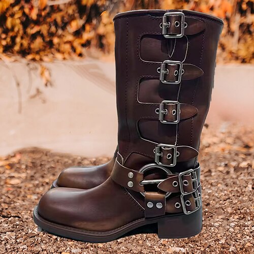 Herren Stiefel Bikerstiefel Springerstiefel Motorradstiefel Retro Wanderschuhe Brautkleider schlicht Täglich Leder Komfortabel Stiefeletten / Stiefeletten Halbschuhe Dunkelbraun Schwarz Frühling
Herren Stiefel Bikerstiefel Springerstiefel Motorradstiefel Retro Wanderschuhe Brautkleider schlicht Täglich Leder Komfortabel Stiefeletten / Stiefeletten Halbschuhe Dunkelbraun Schwarz Frühling