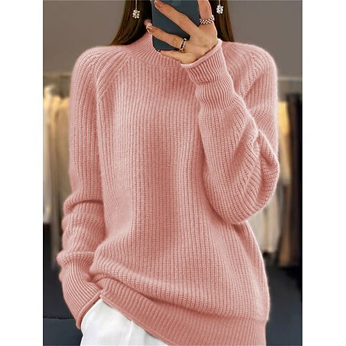 Pull Femme A côtes Tricoter Mao Acrylique Tricoté Automne Hiver Normal Extérieur du quotidien Sortie Mode Vêtement de rue Décontractées manche longue Couleur unie Jaune Rose Claire Rouge S M L
Pull Femme A côtes Tricoter Mao Acrylique Tricoté Automne Hiver Normal Extérieur du quotidien Sortie Mode Vêtement de rue Décontractées manche longue Couleur unie Jaune Rose Claire Rouge S M L