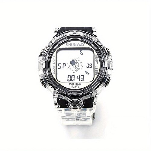 Mujer Hombre niños Reloj Digital Militar Deportes Táctico Reloj de Muñeca Luminoso Calendario Fecha Semana IMPERMEABLE ABS Reloj
Mujer Hombre niños Reloj Digital Militar Deportes Táctico Reloj de Muñeca Luminoso Calendario Fecha Semana IMPERMEABLE ABS Reloj