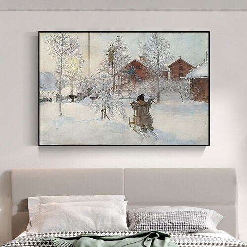 Famous Carl Larsson The Yard and Wash House art Handpainted Winter Vintage art canvas wall art famous art As Christmas Gifts Home Decor No Frame
Famous Carl Larsson The Yard and Wash House art Handpainted Winter Vintage art canvas wall art famous art As Christmas Gifts Home Decor No Frame