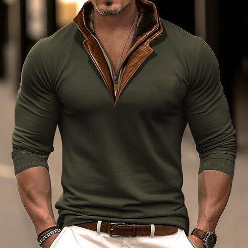 Hombre Sudadera Sudadera con un cuarto de cremallera Azul Marino Caqui Verde Ejército Cuello Mao Bloque de color Retazos Cremallera de un cuarto Calle Vacaciones Noche Moda Design Básico Primavera
Hombre Sudadera Sudadera con un cuarto de cremallera Azul Marino Caqui Verde Ejército Cuello Mao Bloque de color Retazos Cremallera de un cuarto Calle Vacaciones Noche Moda Design Básico Primavera