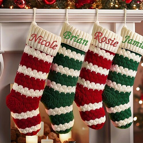 Christmas Stockings Cable Knit Xmas Stockings 18 Inches Large Fireplace Stockings For Family Holiday Christmas Decoration
Christmas Stockings Cable Knit Xmas Stockings 18 Inches Large Fireplace Stockings For Family Holiday Christmas Decoration