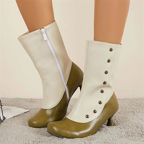 Mujer Botas Botas con botones Bullock Zapatos Tallas Grandes Exterior Diario Botines Botines Tacón de gatito Tacón de Aguja Dedo redondo Elegante Vintage Moda Cuero Sintético Cordones Color sólido
Mujer Botas Botas con botones Bullock Zapatos Tallas Grandes Exterior Diario Botines Botines Tacón de gatito Tacón de Aguja Dedo redondo Elegante Vintage Moda Cuero Sintético Cordones Color sólido