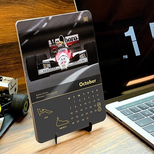 Formel-1-Kalender 2024 für F1-Fans, Planungskalender, geeignet für den Innenbereich im Büro, Weihnachtsgeschenk
Formel-1-Kalender 2024 für F1-Fans, Planungskalender, geeignet für den Innenbereich im Büro, Weihnachtsgeschenk