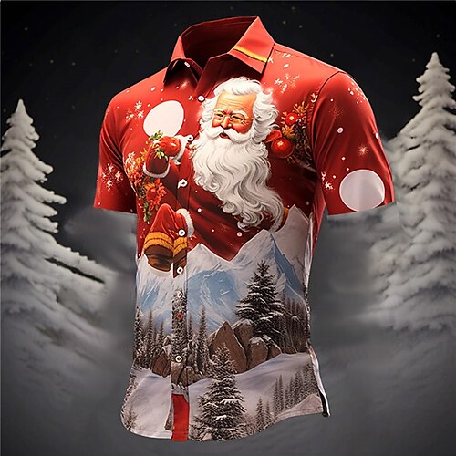 père Noël Décontractées Homme Chemise Usage quotidien Sortie Fin de semaine Automne Col rabattu Manches courtes Rouge Bordeaux, Violet, Fuchsia S, M, L Tissu extensible dans les 4 sens Chemise Noël
père Noël Décontractées Homme Chemise Usage quotidien Sortie Fin de semaine Automne Col rabattu Manches courtes Rouge Bordeaux, Violet, Fuchsia S, M, L Tissu extensible dans les 4 sens Chemise Noël