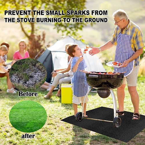 Outdoor-Camping-Grillofen-Bodenmatte, flammhemmend, hochtemperaturbeständig, Feuerstelle, Feuerbecken, Feuermatte
Outdoor-Camping-Grillofen-Bodenmatte, flammhemmend, hochtemperaturbeständig, Feuerstelle, Feuerbecken, Feuermatte