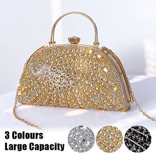 Mujer Clutch Bolso de noche Minibolso de Mano Sintético Fiesta Diario Festivos Pedrería Detalles de Cristal Cadena Gran Capacidad Ligero Duradero Bloque de color Folk C1062 oro C1062 negro C1062 plata
Mujer Clutch Bolso de noche Minibolso de Mano Sintético Fiesta Diario Festivos Pedrería Detalles de Cristal Cadena Gran Capacidad Ligero Duradero Bloque de color Folk C1062 oro C1062 negro C1062 plata