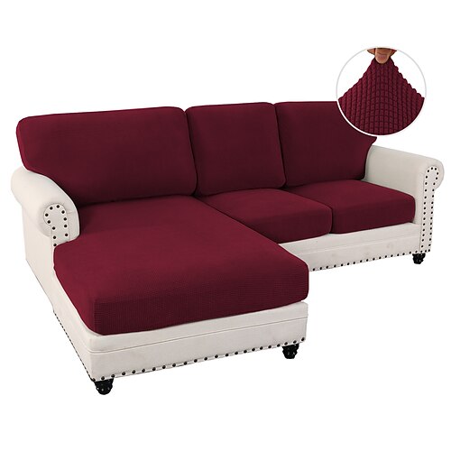 Housse de canapé sectionnelle extensible avec housse de dossier et housse de coussin, housse de méridienne en forme de L pour chiens, housses de protection lavables anti-rayures
Housse de canapé sectionnelle extensible avec housse de dossier et housse de coussin, housse de méridienne en forme de L pour chiens, housses de protection lavables anti-rayures
