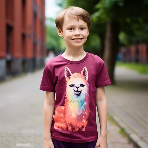 garçons 3d alpaga tee jupe manches courtes impression 3d automne sport actif mode polyester enfants 3-12 ans extérieur décontracté quotidien coupe régulière
garçons 3d alpaga tee jupe manches courtes impression 3d automne sport actif mode polyester enfants 3-12 ans extérieur décontracté quotidien coupe régulière