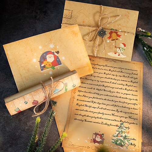 6 uds/60 uds. Pegatinas navideñas de papel kraft para sobres de papel con letras para hacer tarjetas de invitación.
6 uds/60 uds. Pegatinas navideñas de papel kraft para sobres de papel con letras para hacer tarjetas de invitación.