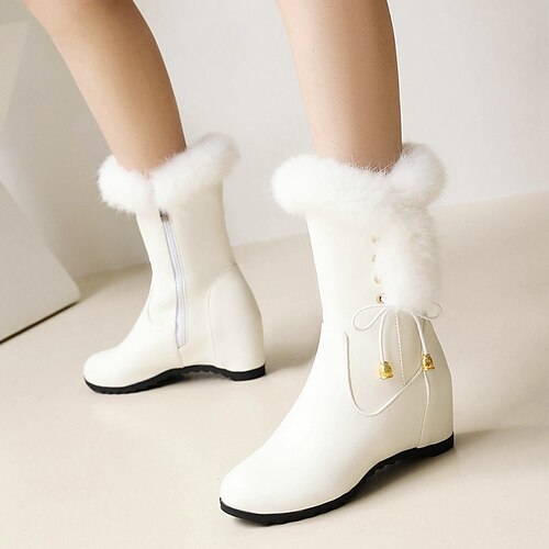 Damen Stiefel Schneestiefel Weiche Schuhe Komfort Schuhe Outdoor Täglich Stiefel mit mittlerer Wade Schleife Versteckte Ferse Runde Zehe Plüsch Komfort Minimalismus Kunstleder Kunstpelz Halbschuhe
Damen Stiefel Schneestiefel Weiche Schuhe Komfort Schuhe Outdoor Täglich Stiefel mit mittlerer Wade Schleife Versteckte Ferse Runde Zehe Plüsch Komfort Minimalismus Kunstleder Kunstpelz Halbschuhe