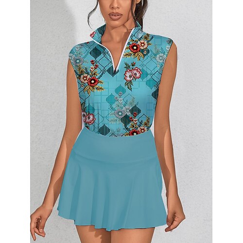 Femme T-shirt POLO Chemise de golf Respirable Séchage rapide Evacuation de l'humidité Sans Manches Vêtements de golf Top Standard 1/4 Zip Col Montant Bloc de couleur Eté Tennis Le golf Pickleball
Femme T-shirt POLO Chemise de golf Respirable Séchage rapide Evacuation de l'humidité Sans Manches Vêtements de golf Top Standard 1/4 Zip Col Montant Bloc de couleur Eté Tennis Le golf Pickleball