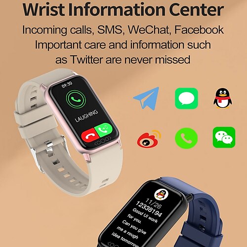 iMosi TK72 Montre intelligente 1.47 pouce Smartwatch Montre Connectée Bluetooth Surveillance de la température Podomètre Rappel d'Appel Compatible avec Android iOS Femme Hommes Imperméable Contrôle
iMosi TK72 Montre intelligente 1.47 pouce Smartwatch Montre Connectée Bluetooth Surveillance de la température Podomètre Rappel d'Appel Compatible avec Android iOS Femme Hommes Imperméable Contrôle