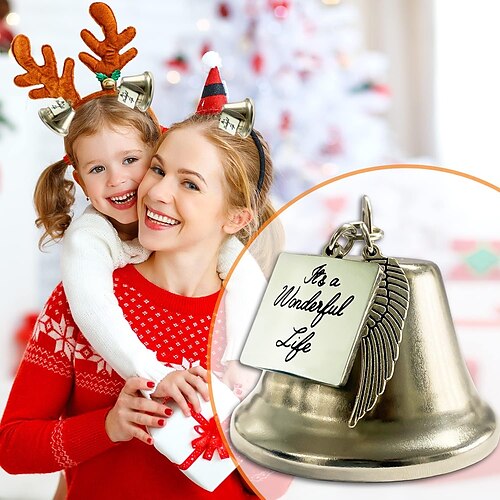 C'est une vie merveilleuse inspirée des cloches d'ornement de Noël Décoration de Noël Ornement de cloche d'ange Ornements de cloche d'ailes d'ange de Noël Ornements de cloche de vie merveilleuse
C'est une vie merveilleuse inspirée des cloches d'ornement de Noël Décoration de Noël Ornement de cloche d'ange Ornements de cloche d'ailes d'ange de Noël Ornements de cloche de vie merveilleuse