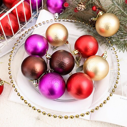 2 unids/set adornos navideños colgante para árbol de Navidad suministros de Navidad decoraciones para regalos bolas de colores bolas de exhibición navideñas
2 unids/set adornos navideños colgante para árbol de Navidad suministros de Navidad decoraciones para regalos bolas de colores bolas de exhibición navideñas