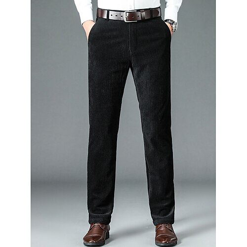 Men's Dress Pants Corduroy Pants Trousers Suit Pants Pocket Plain Comfort Breathable Outdoor Daily Going out Fashion Casual Black Khaki
Men's Dress Pants Corduroy Pants Trousers Suit Pants Pocket Plain Comfort Breathable Outdoor Daily Going out Fashion Casual Black Khaki