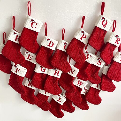 Mini-Initial-Weihnachtsstrumpf mit Monogramm, bestickter Weihnachtsstrumpf, rot, weiß, grün, gestrickter Mini-Strumpf, Weihnachtsdekoration, Weihnachtsgeschenk
Mini-Initial-Weihnachtsstrumpf mit Monogramm, bestickter Weihnachtsstrumpf, rot, weiß, grün, gestrickter Mini-Strumpf, Weihnachtsdekoration, Weihnachtsgeschenk