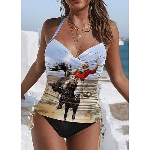 Mujer Bañadores Tankini 2 piezas Normal Traje de baño 2 Piezas Estampado Graphic Bleu Ciel Trajes de baño Deportes Ropa de playa Vacaciones
Mujer Bañadores Tankini 2 piezas Normal Traje de baño 2 Piezas Estampado Graphic Bleu Ciel Trajes de baño Deportes Ropa de playa Vacaciones