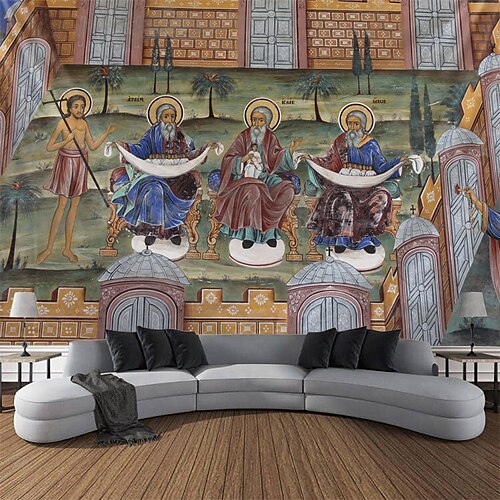 Arte bizantino arte religioso medieval tapiz colgante arte de la pared tapiz grande decoración mural fotografía telón de fondo manta cortina hogar dormitorio sala de estar decoración mosaico
Arte bizantino arte religioso medieval tapiz colgante arte de la pared tapiz grande decoración mural fotografía telón de fondo manta cortina hogar dormitorio sala de estar decoración mosaico