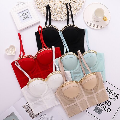 Sensual Y2K Ano 2000 Corpete Tubo Superior Regata Sutiã push-up Top curto corpete Garota gótica Mulheres Cosplay Ocasiões Especiais Carnaval Festa Boate Clubwear Colete
Sensual Y2K Ano 2000 Corpete Tubo Superior Regata Sutiã push-up Top curto corpete Garota gótica Mulheres Cosplay Ocasiões Especiais Carnaval Festa Boate Clubwear Colete