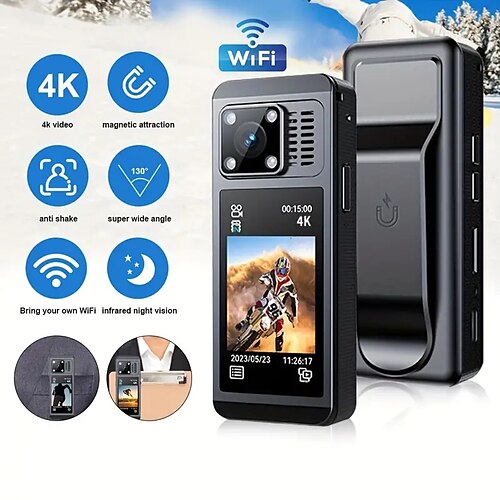 cámara policial 4k ultra hd mini cámara corporal con pantalla táctil de 2 pulgadas Tarjeta de 32 gb wifi visión nocturna diseño con clip monitoreo de seguridad recolección de evidencia y captura de
cámara policial 4k ultra hd mini cámara corporal con pantalla táctil de 2 pulgadas Tarjeta de 32 gb wifi visión nocturna diseño con clip monitoreo de seguridad recolección de evidencia y captura de