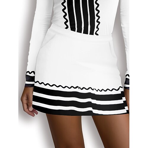 Mujer Falda de tenis falda de golf Transpirable Secado rápido Dispersor de humedad Ropa de tenis Ropa de golf Ajuste regular 2 en 1 Bolsillo para tee de golf Rayas Verano Tenis Golf pepinillo
Mujer Falda de tenis falda de golf Transpirable Secado rápido Dispersor de humedad Ropa de tenis Ropa de golf Ajuste regular 2 en 1 Bolsillo para tee de golf Rayas Verano Tenis Golf pepinillo