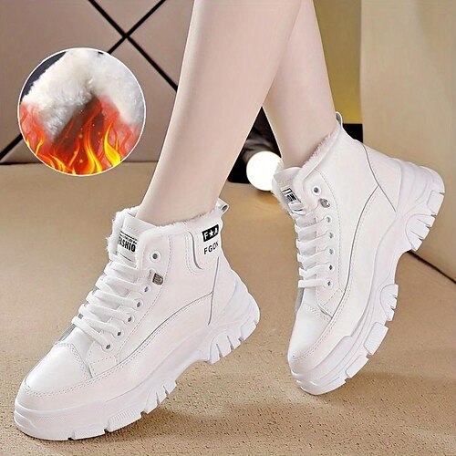 Femme Basket Bottes Bottes de neige du quotidien Couleur unie Doublé en Polaire Bottines Bottines Hiver Talon Plat Bout rond Pluche Décontractées Minimalisme Course à Pied Marche Polyuréthane Lacet
Femme Basket Bottes Bottes de neige du quotidien Couleur unie Doublé en Polaire Bottines Bottines Hiver Talon Plat Bout rond Pluche Décontractées Minimalisme Course à Pied Marche Polyuréthane Lacet