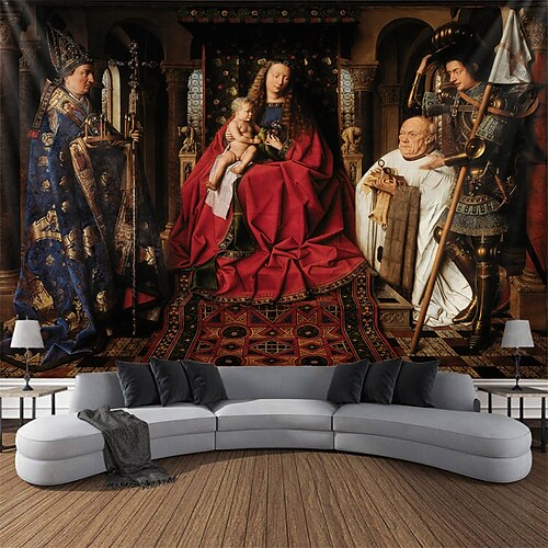 Jan van eyck pintura tapeçaria suspensa arte de parede grande tapeçaria mural decoração fotografia pano de fundo cobertor cortina casa quarto sala de estar decoração
Jan van eyck pintura tapeçaria suspensa arte de parede grande tapeçaria mural decoração fotografia pano de fundo cobertor cortina casa quarto sala de estar decoração