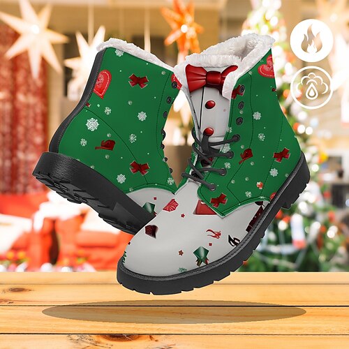 Homme Bottes Imprimer des chaussures Chaussures de Noël Bottes de Combat Bottes décontractées Bordure en Fourrure Doublure Polaire Décontractées Extérieur Noël du quotidien Faux Cuir Pluche Chaud
Homme Bottes Imprimer des chaussures Chaussures de Noël Bottes de Combat Bottes décontractées Bordure en Fourrure Doublure Polaire Décontractées Extérieur Noël du quotidien Faux Cuir Pluche Chaud