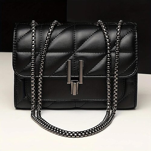 Mujer Bolso bandolera Bolsa de hombro Cuero de PU Fiesta Diario Festivos Ligero Duradero Negro Blanco
Mujer Bolso bandolera Bolsa de hombro Cuero de PU Fiesta Diario Festivos Ligero Duradero Negro Blanco
