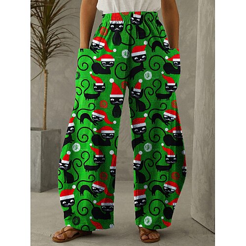Noël Sapins de Noël Pantalon Animé Poches latérales Conception de cordon élastique Pantalon Pour Femme Adulte Impression 3D 100 % Polyester Vacances Festival
Noël Sapins de Noël Pantalon Animé Poches latérales Conception de cordon élastique Pantalon Pour Femme Adulte Impression 3D 100 % Polyester Vacances Festival