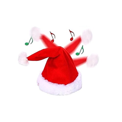 Chapeau de père noël électrique chantant et dansant pour adultes et enfants, casquette de père noël drôle secouant la danse chantant, chapeau jouet drôle
Chapeau de père noël électrique chantant et dansant pour adultes et enfants, casquette de père noël drôle secouant la danse chantant, chapeau jouet drôle