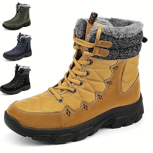 Herren Stiefel Schneestiefel Übergrössen Winterstiefel Fleece-Futter Wandern Radfahren Brautkleider schlicht Täglich Kunstleder Warm Komfortabel Rutschfest Stiefeletten / Stiefeletten Schnürsenkel
Herren Stiefel Schneestiefel Übergrössen Winterstiefel Fleece-Futter Wandern Radfahren Brautkleider schlicht Täglich Kunstleder Warm Komfortabel Rutschfest Stiefeletten / Stiefeletten Schnürsenkel