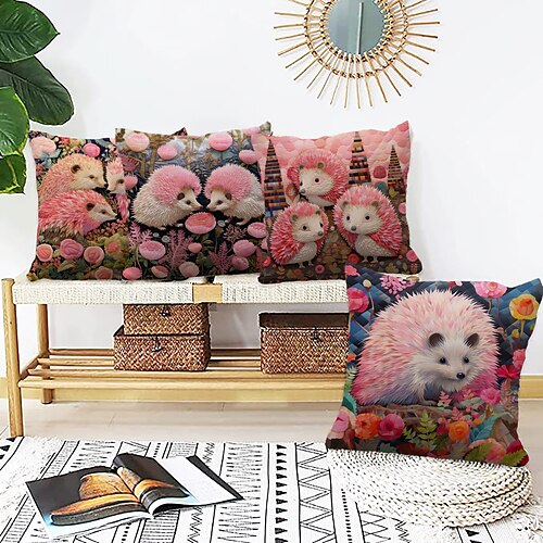 Housse de coussin double face en forme d'animal hérisson, taie d'oreiller carrée décorative douce, pour chambre à coucher, salon, canapé, chaise, 1 pièce
Housse de coussin double face en forme d'animal hérisson, taie d'oreiller carrée décorative douce, pour chambre à coucher, salon, canapé, chaise, 1 pièce
