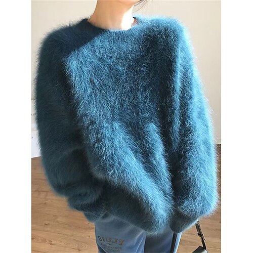 Pull Femme A côtes Tricoter Col Ras du Cou Polyester Tricoté Automne Hiver Normal Extérieur du quotidien Sortie Mode Vêtement de rue Décontractées manche longue Couleur unie Blanche Bleu Marron
Pull Femme A côtes Tricoter Col Ras du Cou Polyester Tricoté Automne Hiver Normal Extérieur du quotidien Sortie Mode Vêtement de rue Décontractées manche longue Couleur unie Blanche Bleu Marron
